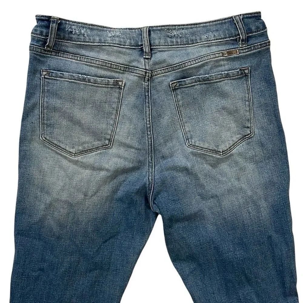 KanCan Distressed Cheetah Jeans - Picture 5 of 11